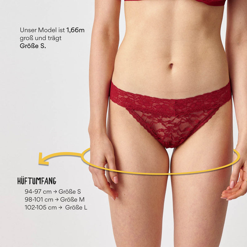 Tangas en dentelle - Sous-vêtements - Ajustement