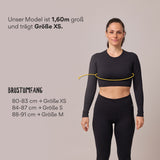Maglia sportiva a costine manica lunga donna - Top - Vestibilità