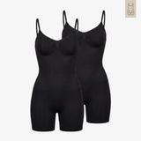 Body sculptant avec effet push-up fessier | Noir