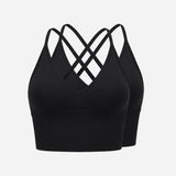 {"alt": "Sport-BH Bralette - Oberteile - Schwarz", "quantity":"2"}