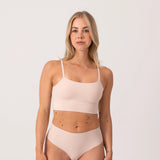 Soutien-gorge sans coutures en microfibre | Beige