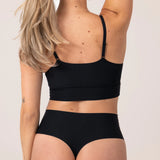 Microfiber Seamless Bralette | Schwarz