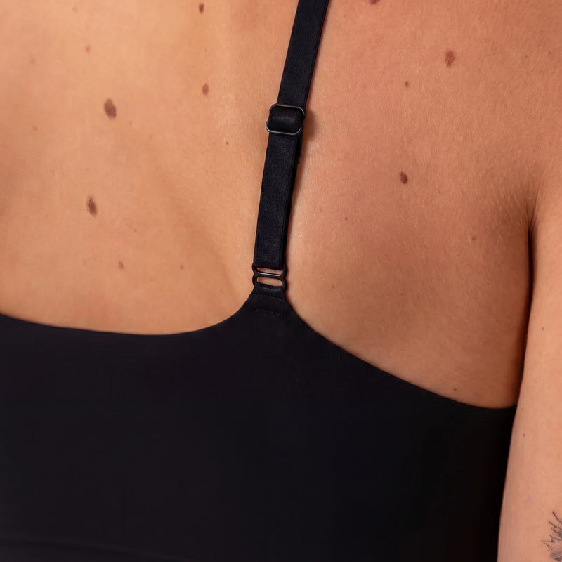 Microfiber Seamless Bralette | Schwarz