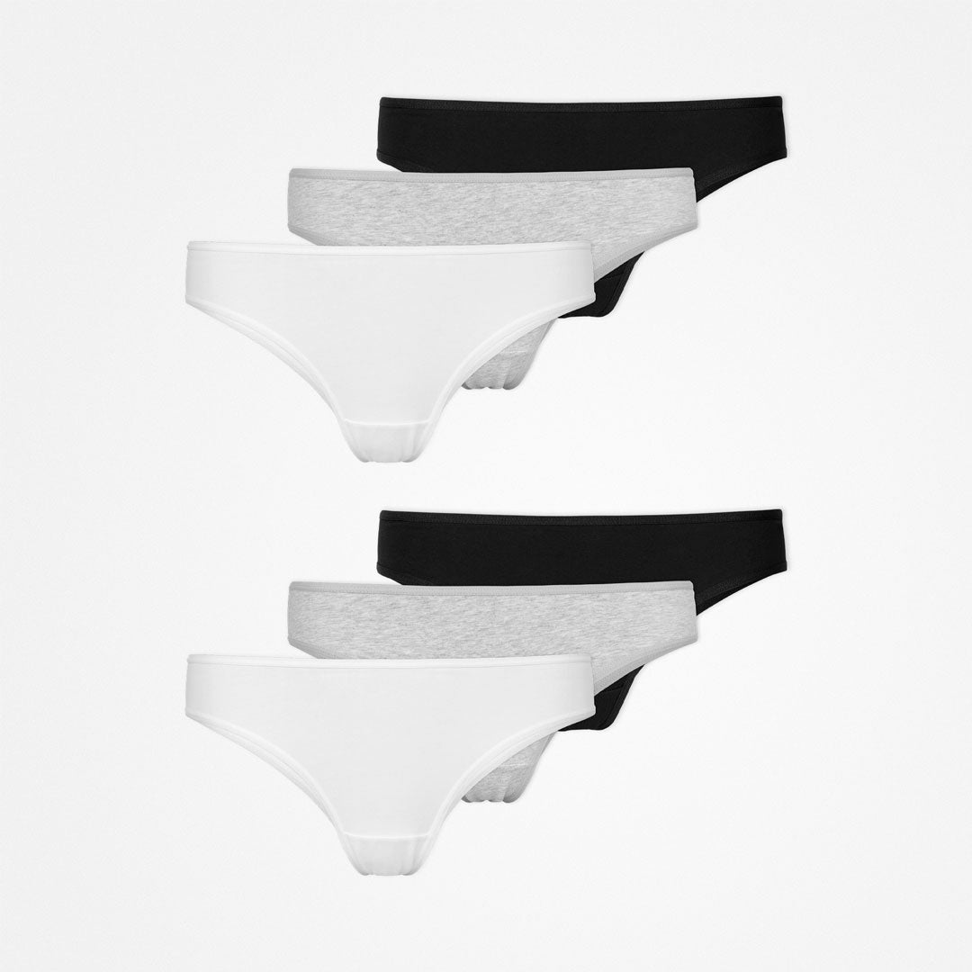 {"alt": "Slip brasiliani - Mutande - Mix (Bianco/Grigio chiaro/Nero)", "quantity":"2"}