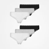 {"alt": "Brazilian Slips mit Spitze - Unterhosen - Mix (Weiß/Hellgrau/Schwarz)", "quantity":"2"}