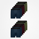 {"alt": "Boxer lunghi senza logo - Biancheria intima - Mix (Rosso/Oliva/Blu)", "quantity":"2"}