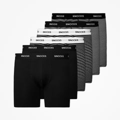 {"alt": "Boxers longs - Sous-vêtements - Noir (rayures)", "quantity":"1"}