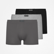 Boxer retrò - Mutande - Mix (Nero/Grigio/Grigio chiaro)