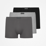 Boxer retrò - Mutande - Mix (Nero/Grigio/Grigio chiaro)