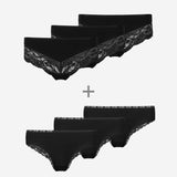 Bestie Bundle - Slip Hipster con pizzo - Slip brasiliani con pizzo