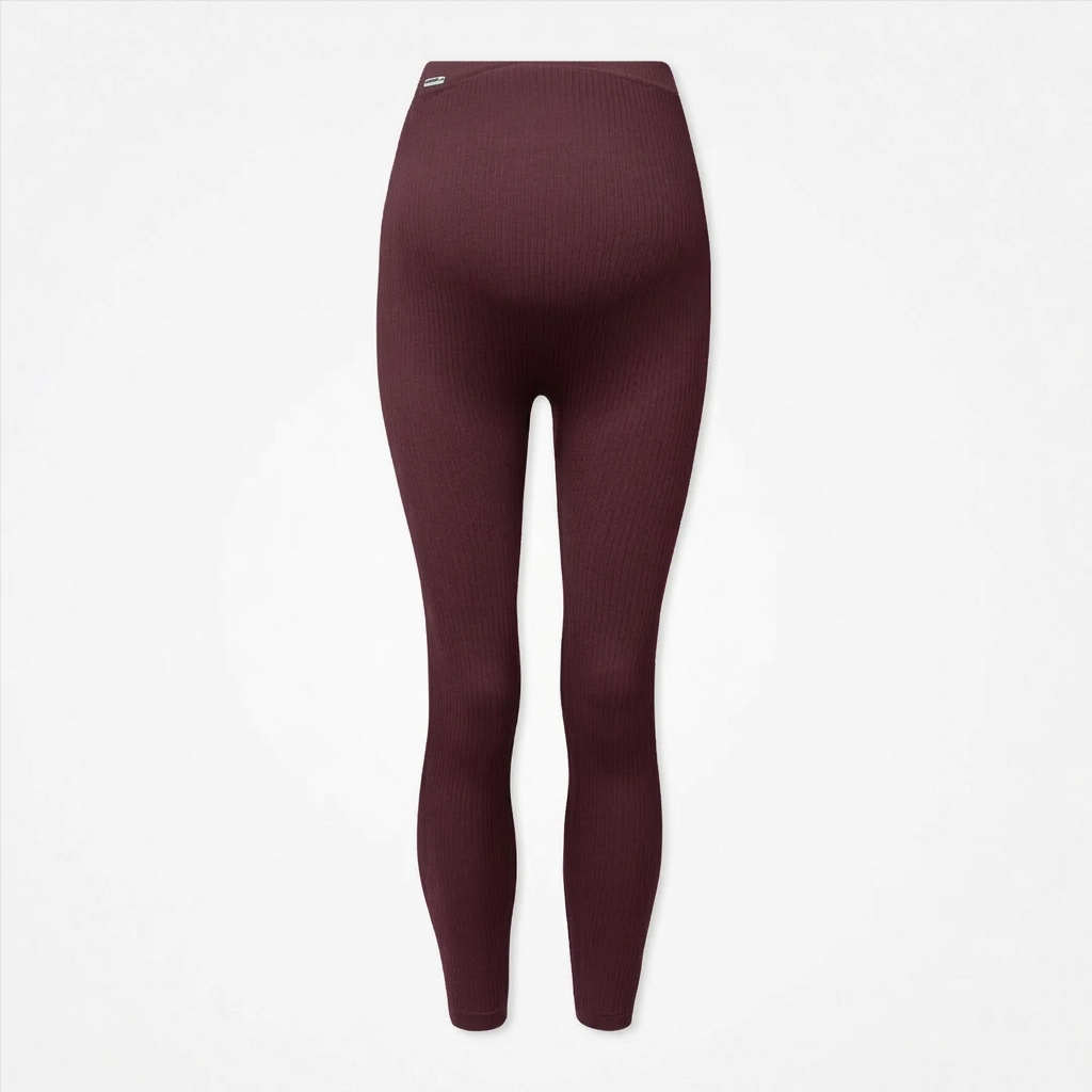 Umstandsleggings Seamless - Hosen - Dunkelrot