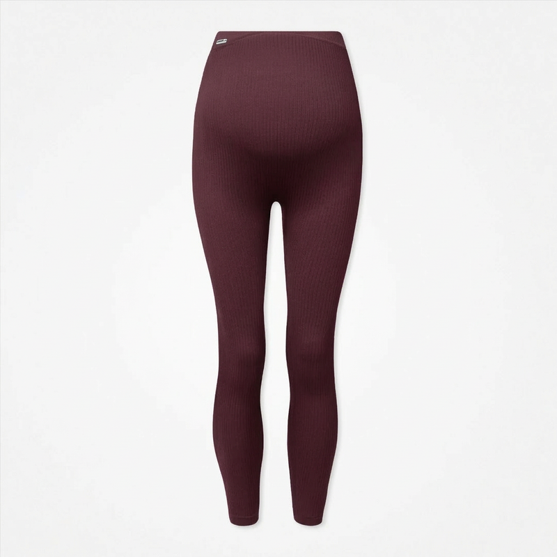 Umstandsleggings Seamless - Hosen - Dunkelrot