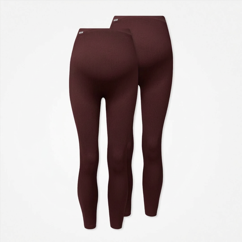 {"alt": "Umstandsleggings Seamless - Hosen - Dunkelrot", "quantity":"2"}