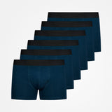 Boxershorts ohne Logo - Unterhosen - Blau