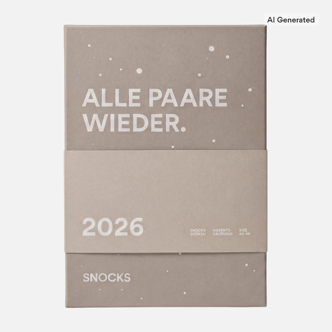 Socken Adventskalender 2026 - Adventskalender - X-Mas