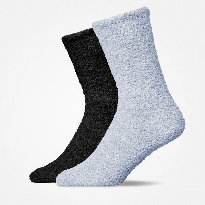 Kuschelsocken - Socken - Mix (Schwarz/Blaugrau)