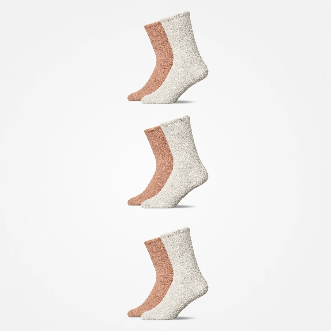 {"alt": "Knussoks - Sokken - Mix (Bruin/Offwhite)", "quantity":"3"}