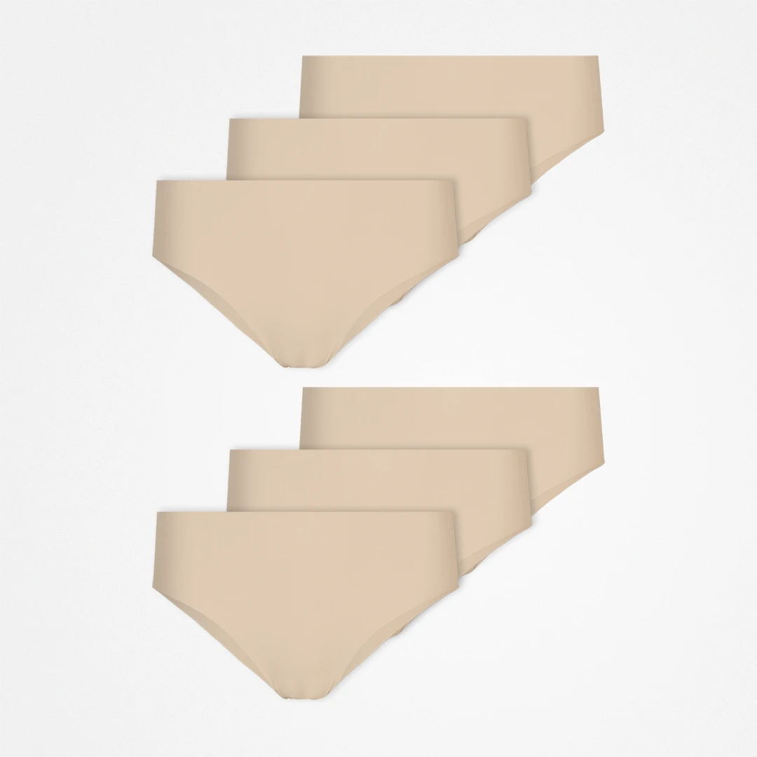 {"alt": "Slip Hipster a Vita Alta in Microfibra - Biancheria Intima - Beige Chiaro", "quantity":"2"}
