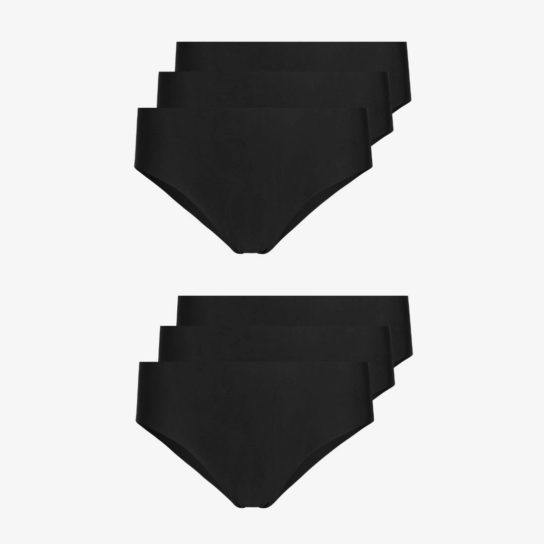{"alt": "Microfiber High Waist Seamless Hipster - Unterhosen - Schwarz", "quantity":"2"}