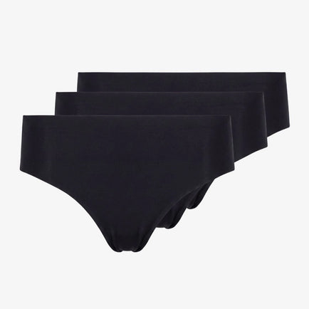 Microfiber High Waist Seamless Tanga - Unterhosen - Schwarz