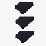 {"alt": "Microfiber High Waist Seamless Tanga - Unterhosen - Schwarz", "quantity":"3"}