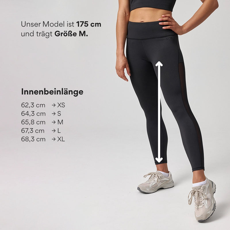 Leggings taille haute en mesh - Pantalons - Coupe