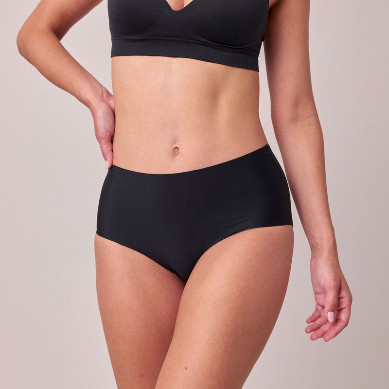 Slip Hipster a Vita Alta in Microfibra - Biancheria Intima - Vita Alta
