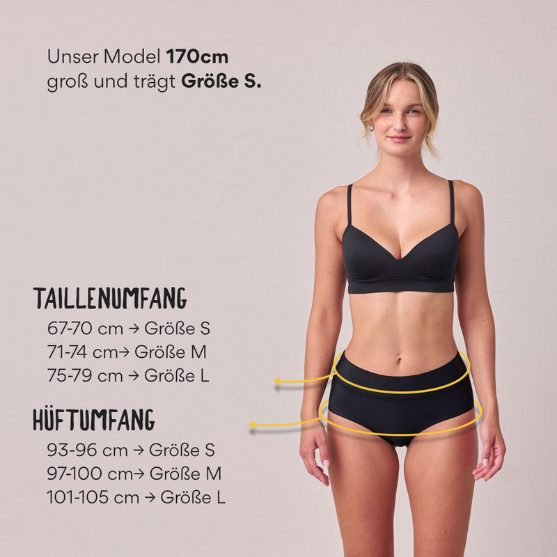 Slip Hipster a Vita Alta in Microfibra - Biancheria Intima - Vestibilità