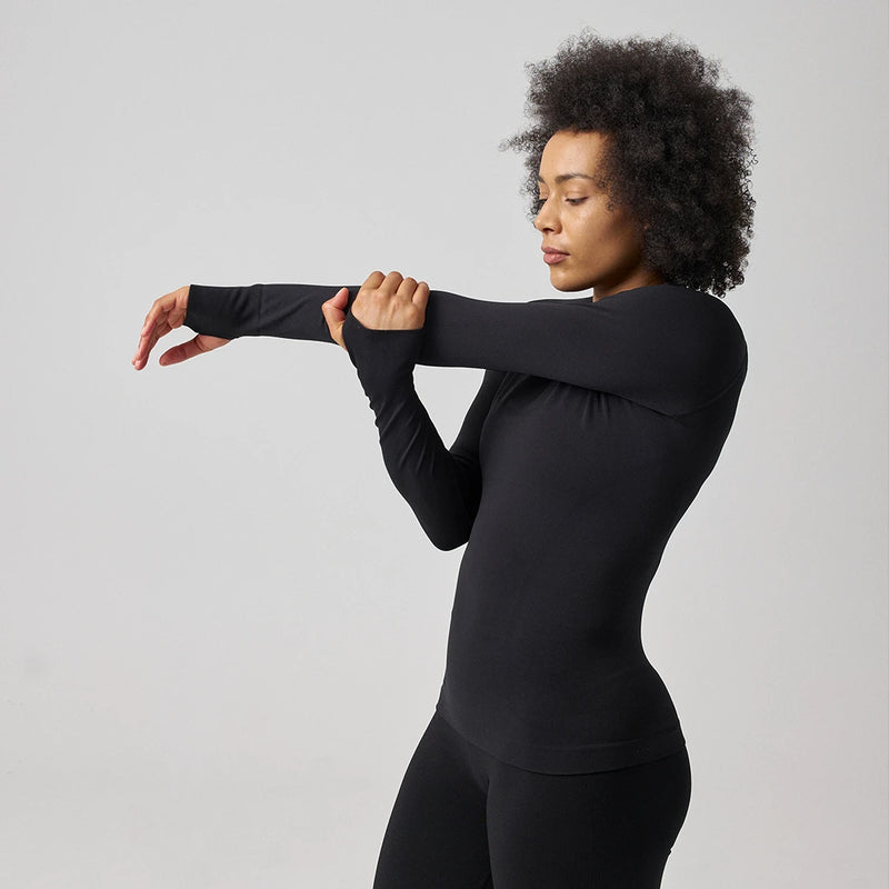 Maglia sportiva manica lunga donna - Top - Tessuto tecnico