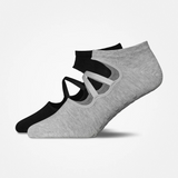 Chaussettes de Pilates avec brides - Chaussettes - Mix (Noir/Gris)