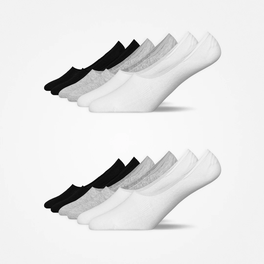 {"alt": "Chaussettes basses Mid Cut - Chaussettes - Mix (Noir/Blanc/Gris)", "quantity":"2"}