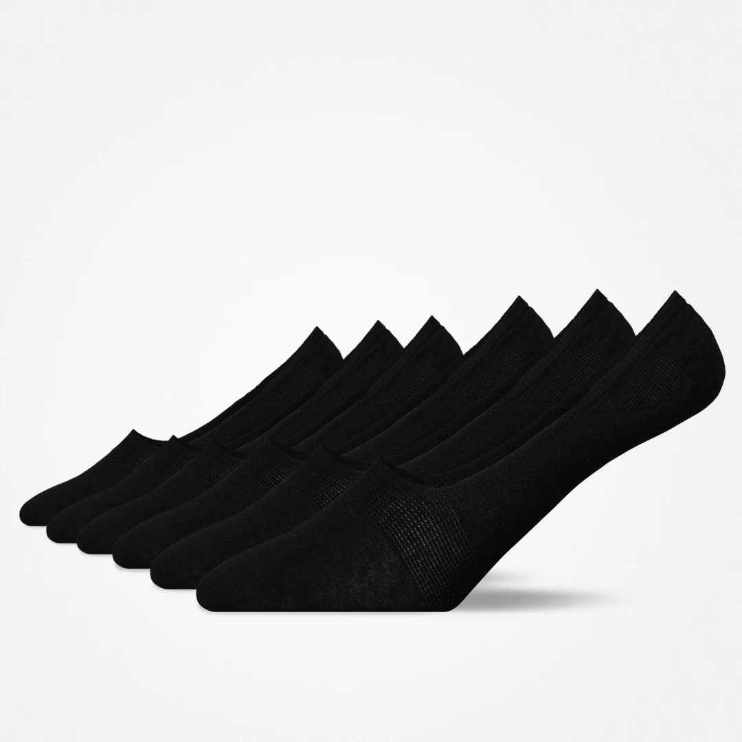 Mid Cut Füßlinge - Socken - Schwarz