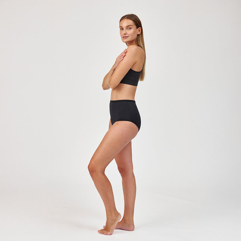 SNOCKS x femtis Period Panty - JULE Highwaist | Schwarz