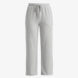 Loungehose Damen Rippstruktur - Hosen - Hellgrau Meliert