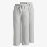 {"alt": "Loungehose Damen Rippstruktur - Hosen - Hellgrau Meliert", "quantity":"2"}