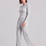 Loungehose Damen Rippstruktur - Hosen - 