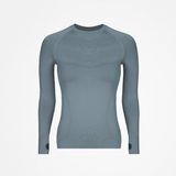 Maglia sportiva manica lunga donna - Top - Blu tortora