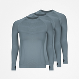 {"alt": "Maglia sportiva manica lunga donna - Top - Blu tortora", "quantity":"3"}