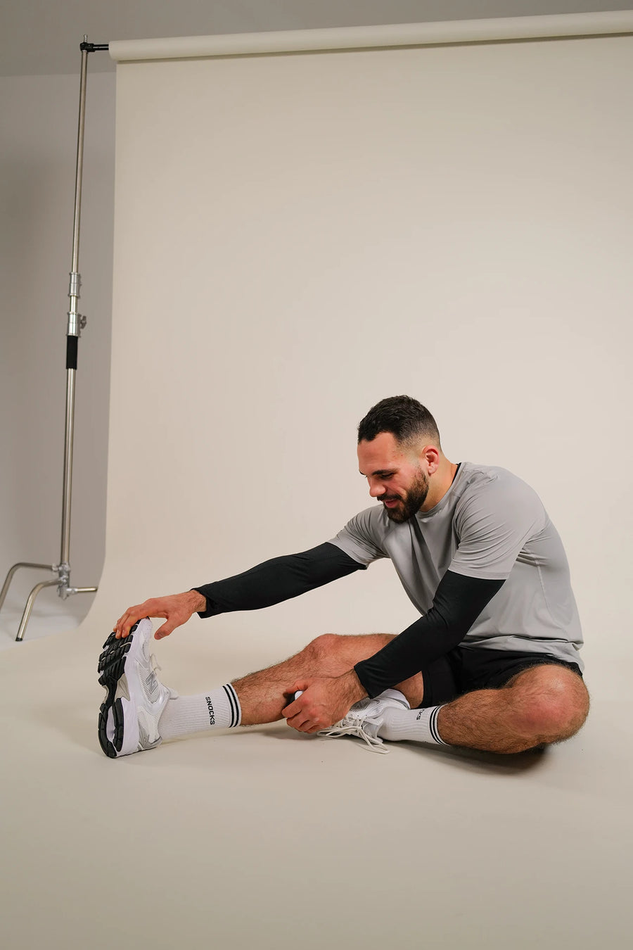 Lennart Sass – Calze sportive alte con righe