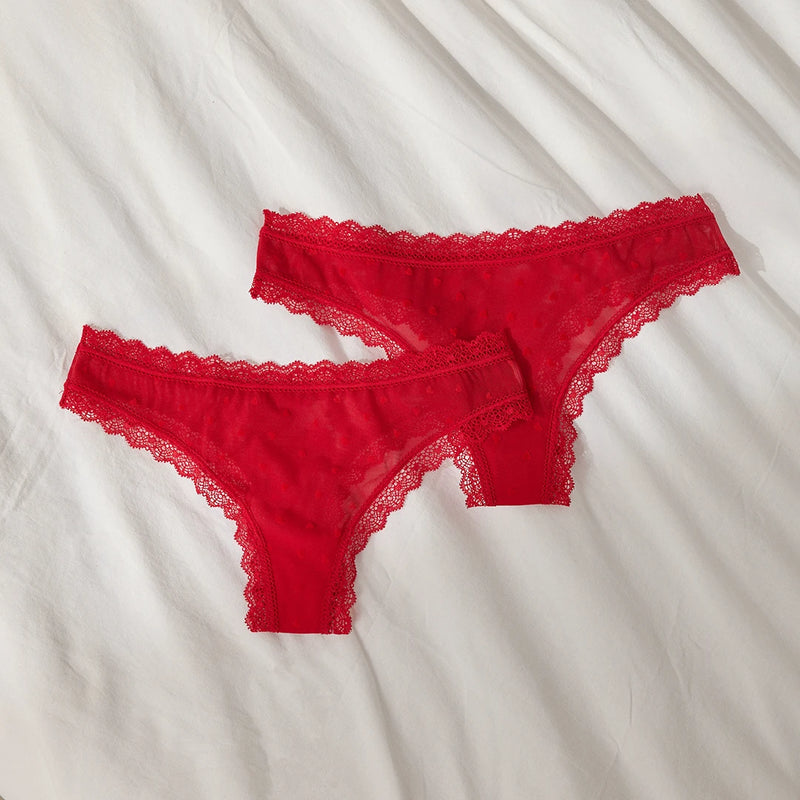 Perizoma Speciale San Valentino - Biancheria Intima - Mesh con cuori