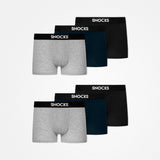 {"alt": "Premium Boxershorts - Unterhosen - Mix (Schwarz/Grau/Blau)", "quantity":"2"}
