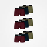{"alt": "Boxer Premium - Mutande - Mix (Rosso/Oliva/Blu)", "quantity":"3"}