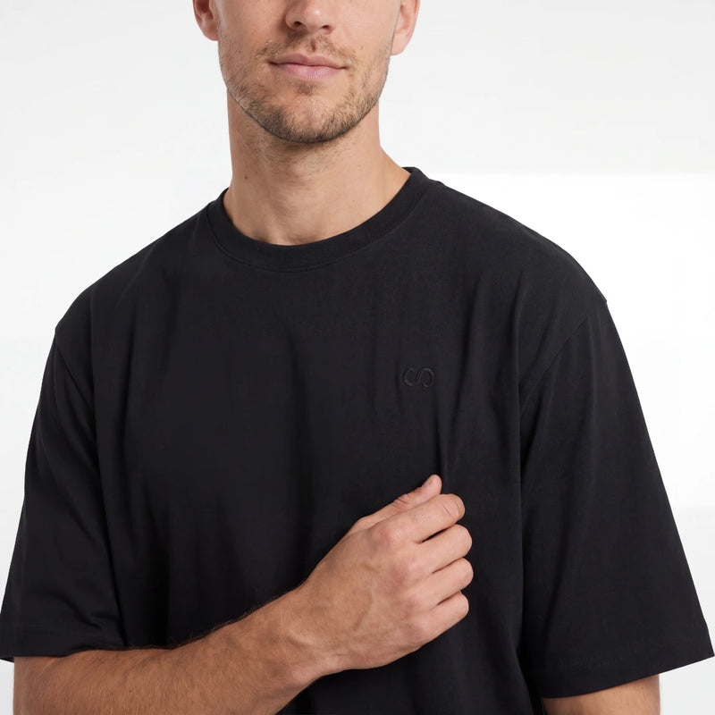 Schlafanzug Set Herren kurz | Schwarz