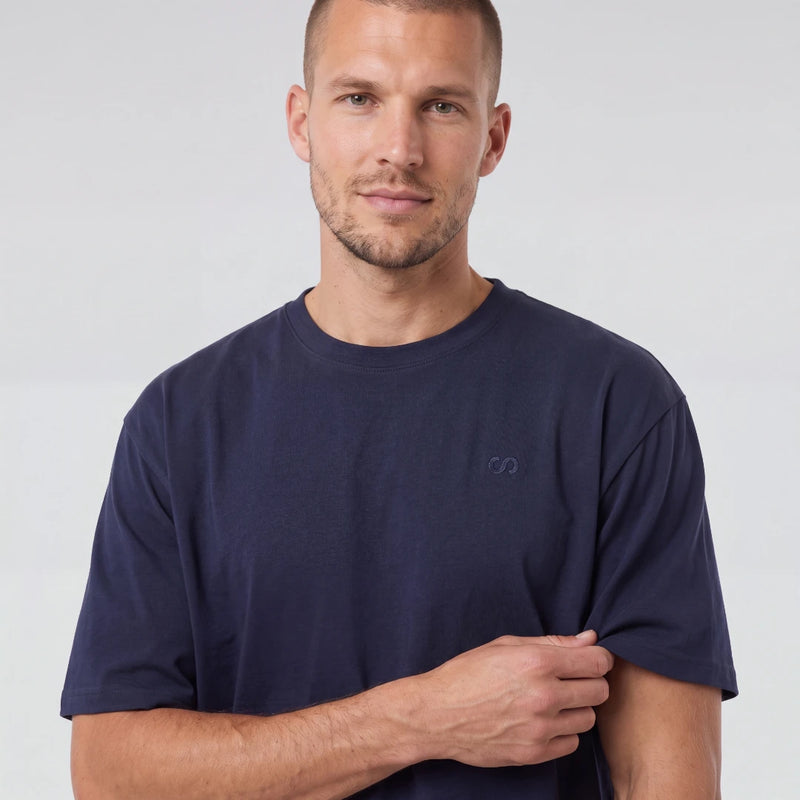 Pyjamaset heren kort | Donkerblauw