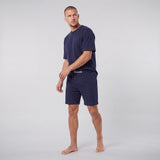 Pyjamaset heren kort | Donkerblauw