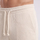 Schlafanzug Set Waffle Herren kurz - Kleidung -