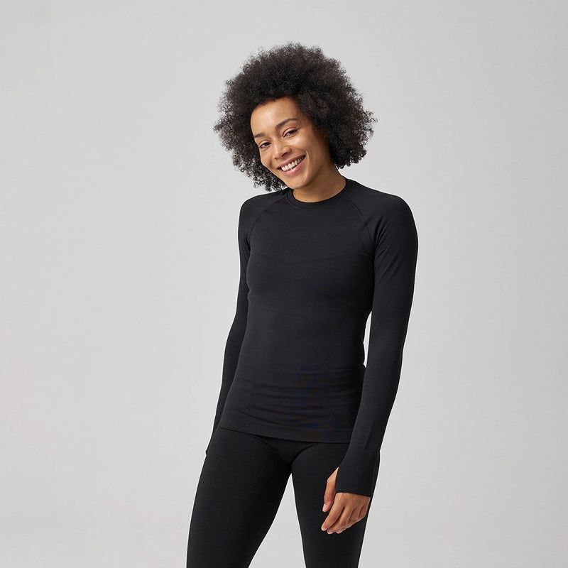 Maglia sportiva manica lunga donna - Top - Comfort senza cuciture