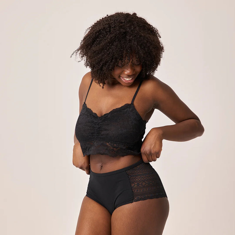 High Waist Hipster slips met kant - Ondergoed - Perfecte pasvorm