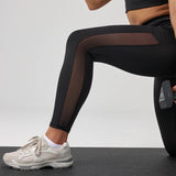 Leggings taille haute en mesh - Pantalons - Inserts en mesh renforcé