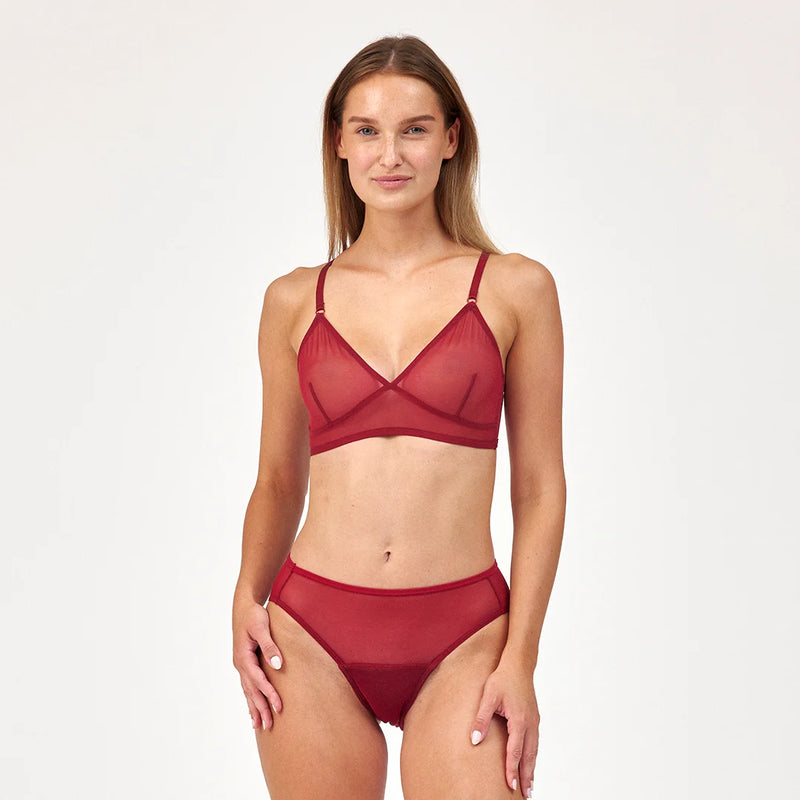SNOCKS x femtis Period Panty - RUBY | Rosse